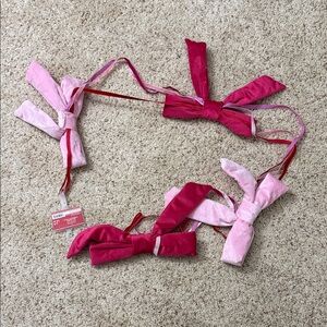 Ashland Pink and Red Holiday Bow Garland